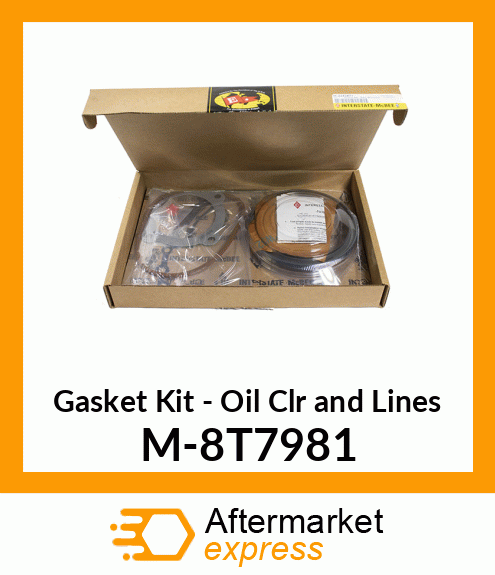 Gasket Set - Oil Cooler&Lines M-8T7981