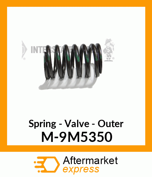 Spring - Valve - Outer M-9M5350