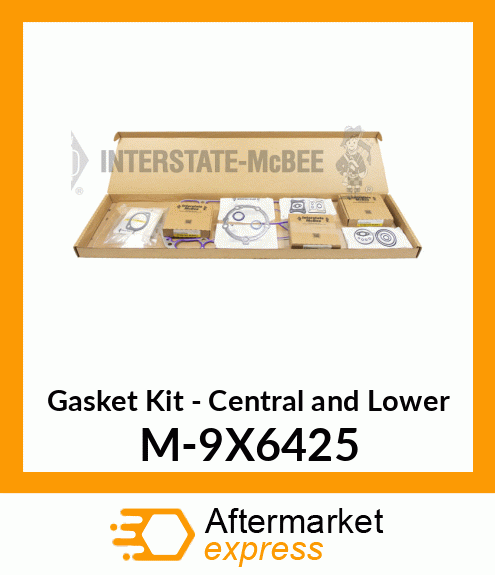 Gasket Set - Central & Lower M-9X6425