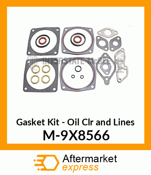 Gasket Set - Oil Cooler&Lines M-9X8566