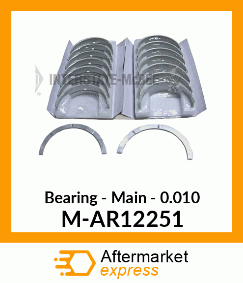 Bearing - Main - .010 M-AR12251