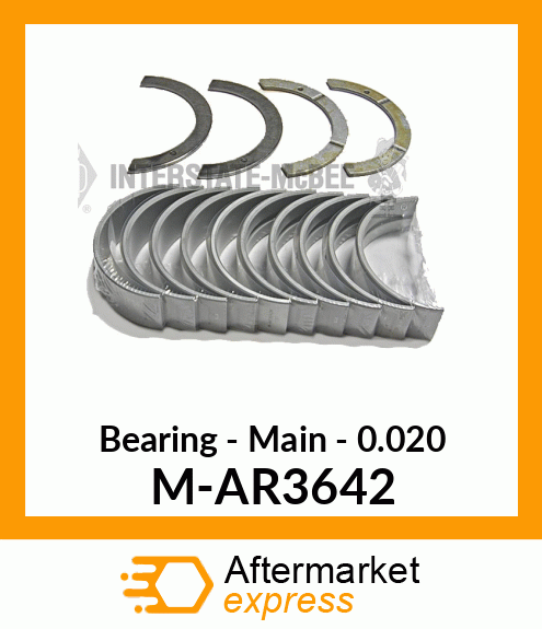 Bearing - Main - .020 M-AR3642