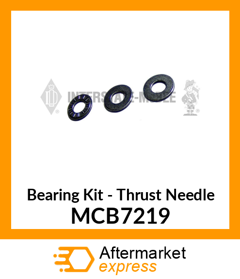 Kit - Thrust Needle Bearing MCB7219