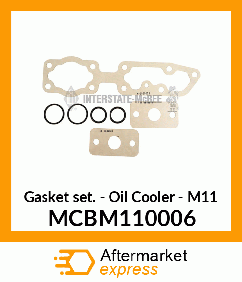 Gasket Set - Oil Cooler - M11 MCBM110006