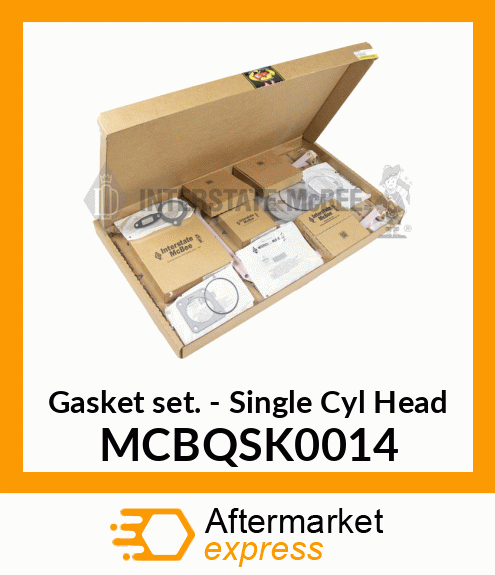 Gasket Set - Single Cyl Head MCBQSK0014