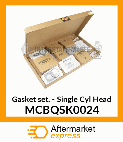 Gasket Set - Single Cyl Head MCBQSK0024
