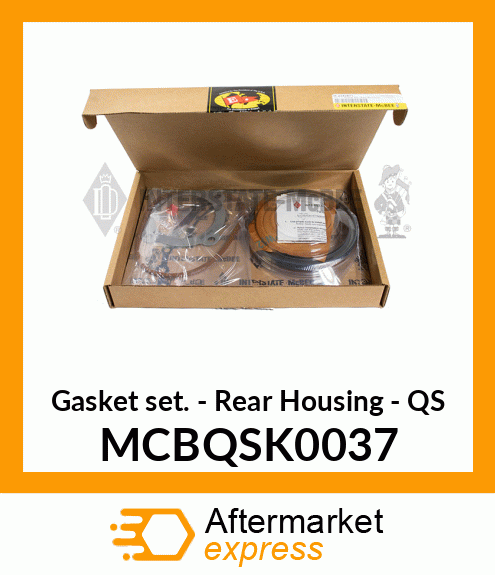 Gasket Set - Rear Housing -QSK MCBQSK0037