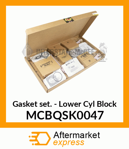 Gasket Set - Lower Cyl Block MCBQSK0047