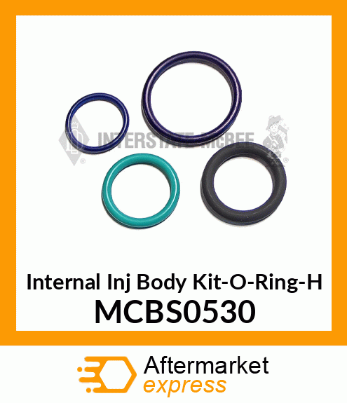 Internal Inj Body Kit-O-Ring-H MCBS0530