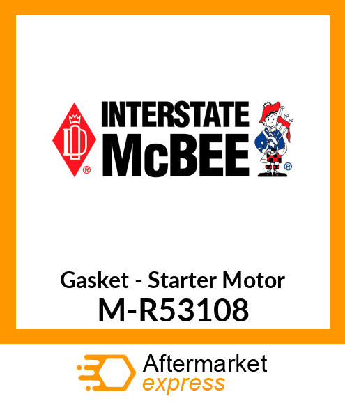 Gasket - Starter Motor M-R53108