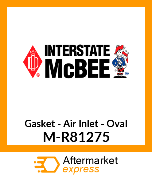 Gasket ? Air Inlet Oval M-R81275