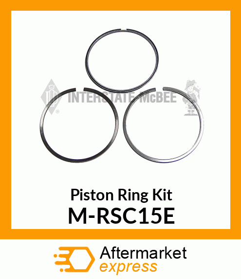 Ring Set - Piston M-RSC15E