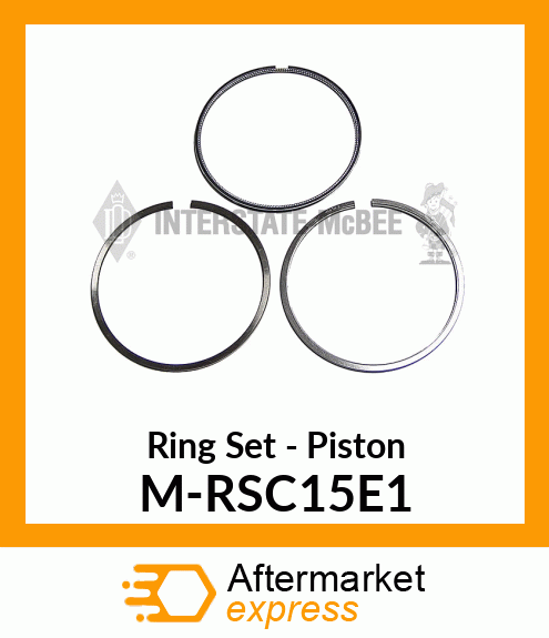 Ring Set - Piston M-RSC15E1