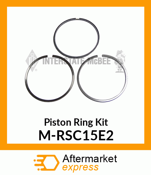 Ring Set - Piston M-RSC15E2