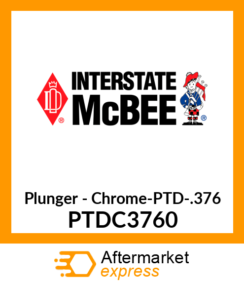 Plunger - Chrome-PTD-.376 PTDC3760