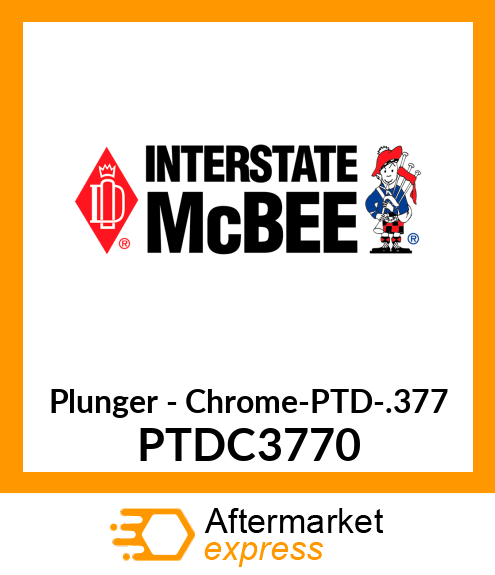 Plunger - Chrome-PTD-.377 PTDC3770