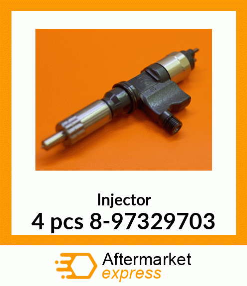 Injector 4 pcs 8-97329703