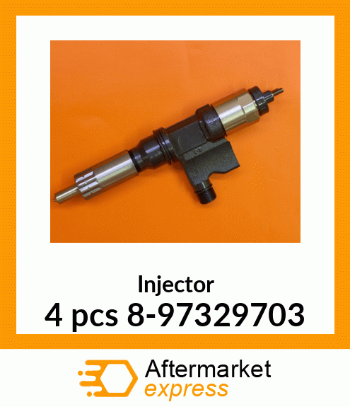 Injector 4 pcs 8-97329703