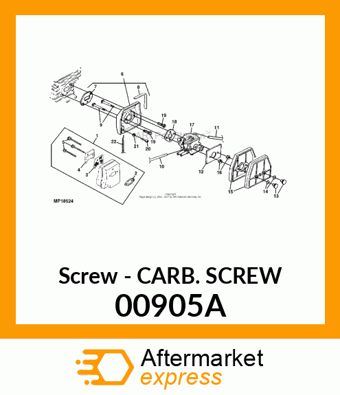 Screw - CARB. SCREW 00905A