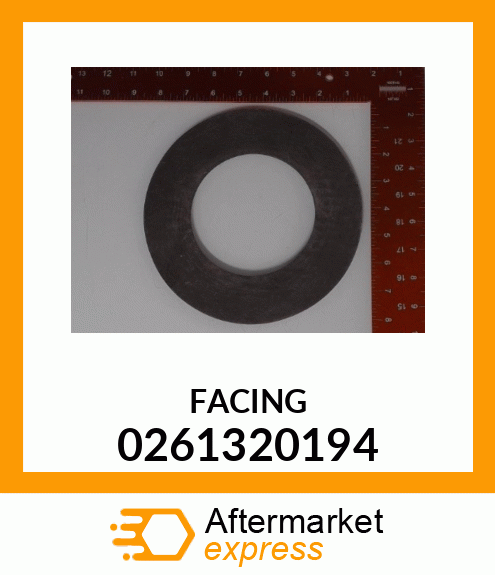 Spare part 0261320194 + FACING