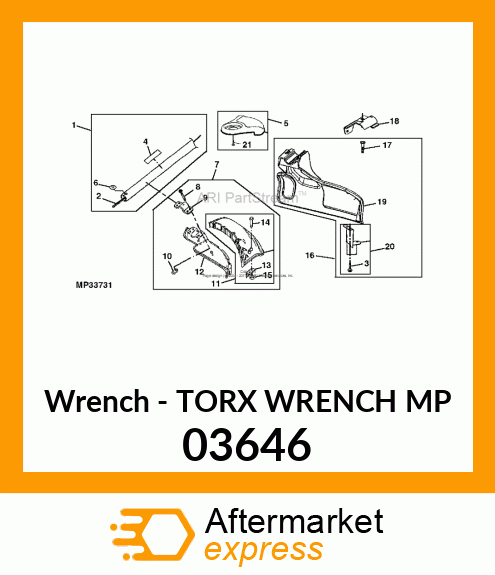 Wrench - TORX WRENCH MP 03646