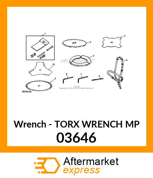 Wrench - TORX WRENCH MP 03646