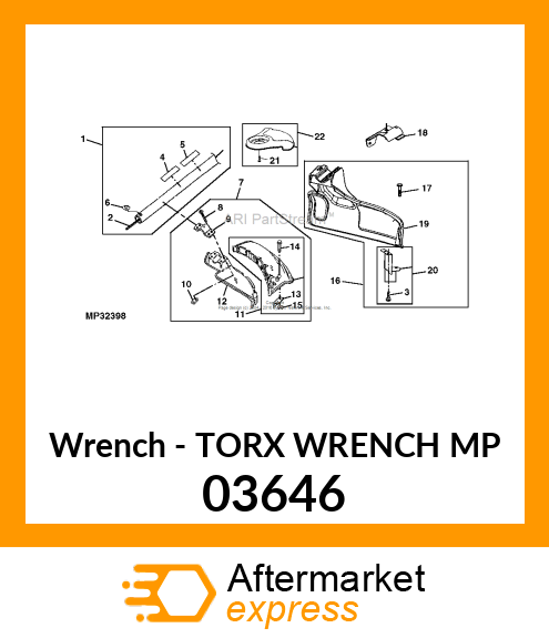 Wrench - TORX WRENCH MP 03646