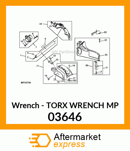 Wrench - TORX WRENCH MP 03646