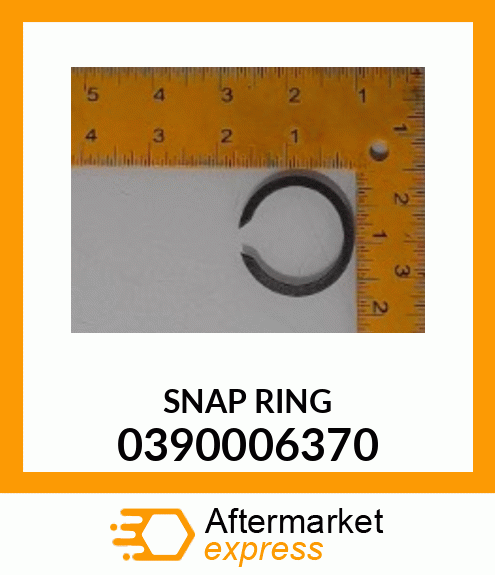 Spare part 0390006370 + SNAP_RING