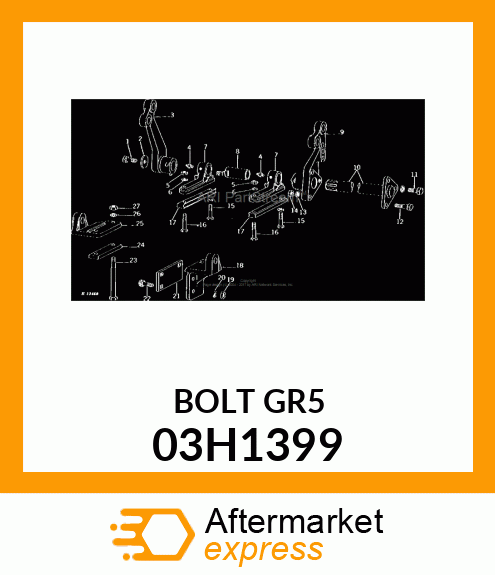 BOLT, ROUND HEAD SQUARE NECK 03H1399