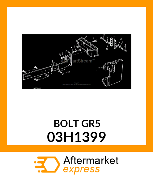 BOLT, ROUND HEAD SQUARE NECK 03H1399