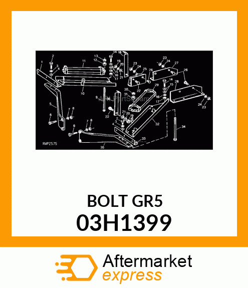 BOLT, ROUND HEAD SQUARE NECK 03H1399