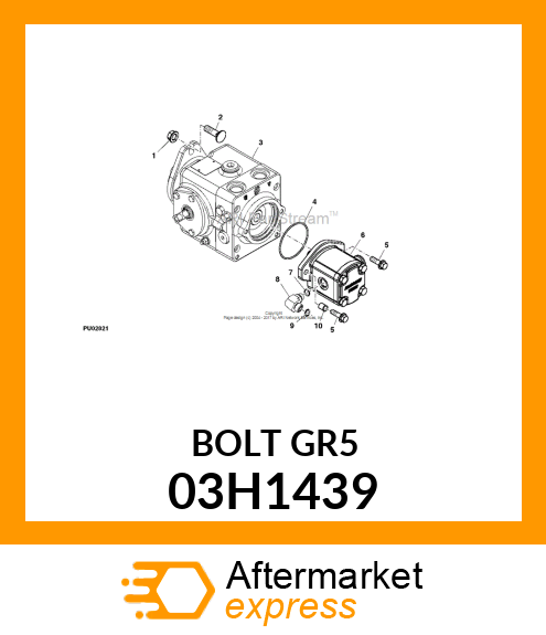 BOLT, ROUND HEAD SQUARE NECK 03H1439