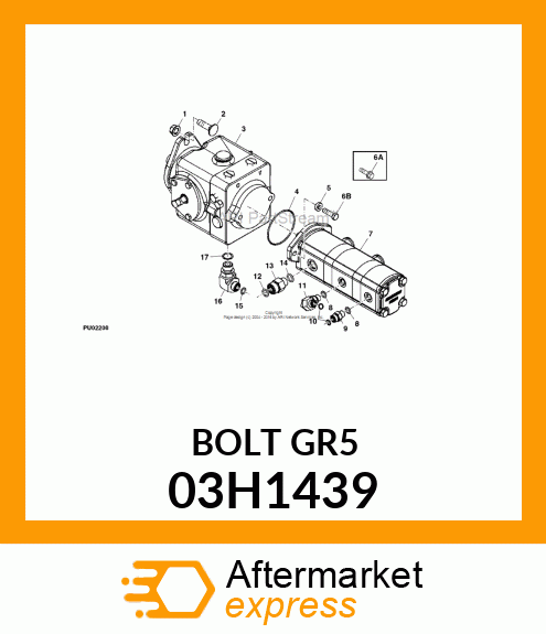 BOLT, ROUND HEAD SQUARE NECK 03H1439