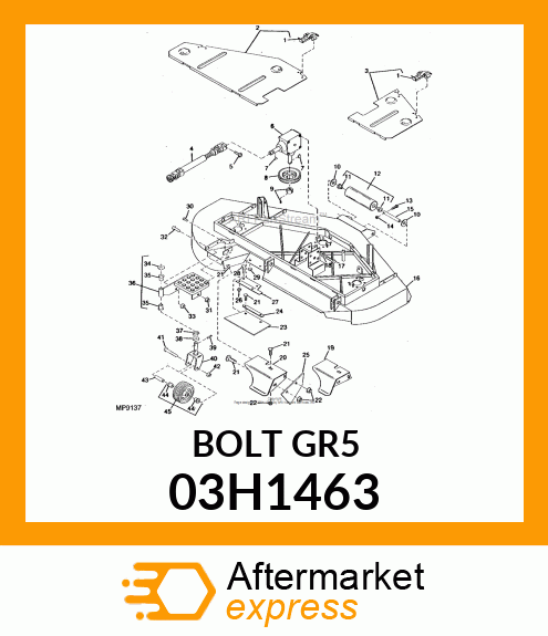 BOLT, ROUND HEAD SQUARE NECK 03H1463