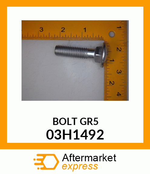 BOLT, ROUND HEAD SQUARE NECK 03H1492