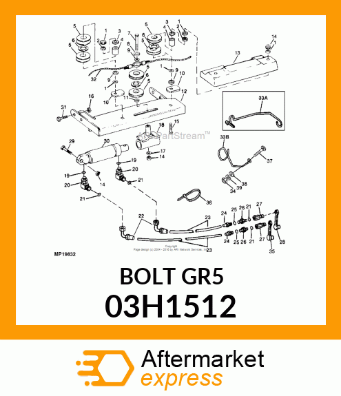 BOLT, ROUND HEAD SQUARE NECK 03H1512