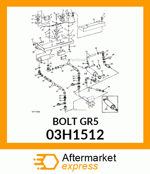 BOLT, ROUND HEAD SQUARE NECK 03H1512