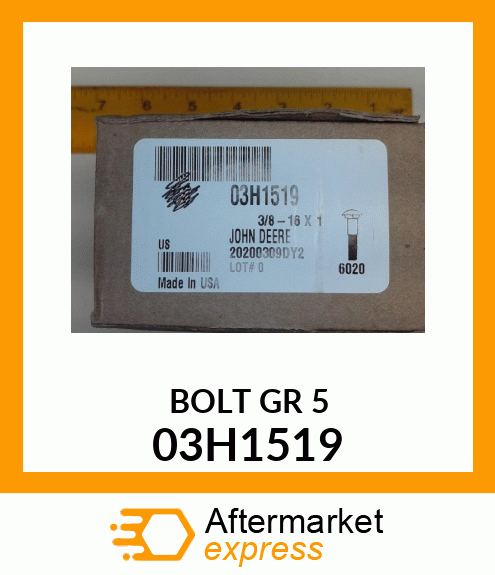 BOLT, ROUND HEAD SQUARE NECK 03H1519