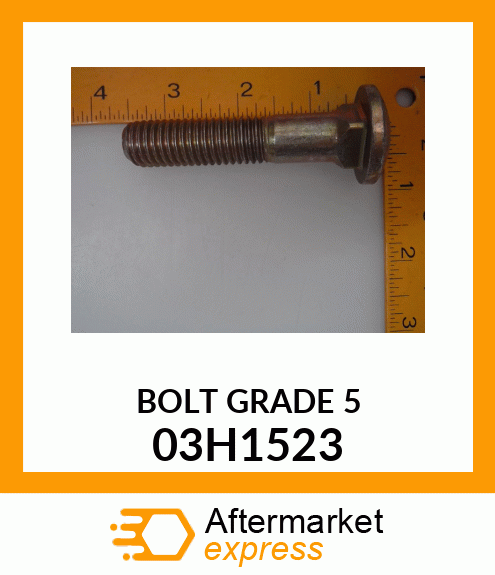 BOLT, ROUND HEAD SQUARE NECK 03H1523