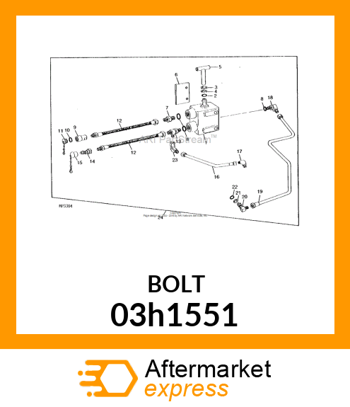 BOLT, ROUND HEAD SQUARE NECK 03h1551