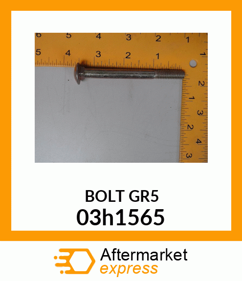 BOLT, ROUND HEAD SQUARE NECK 03h1565