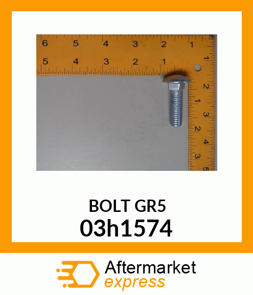 BOLT, ROUND HEAD SQUARE NECK 03h1574