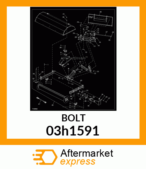 BOLT, ROUND HEAD SQUARE NECK 03h1591