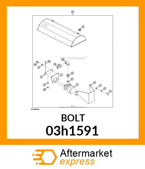 BOLT, ROUND HEAD SQUARE NECK 03h1591