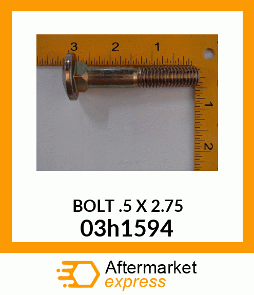 BOLT, ROUND HEAD SQUARE NECK 03h1594