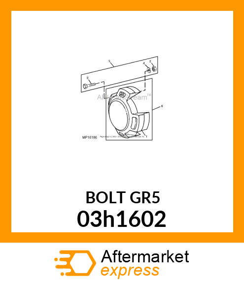 BOLT, ROUND HEAD SQUARE NECK 03h1602