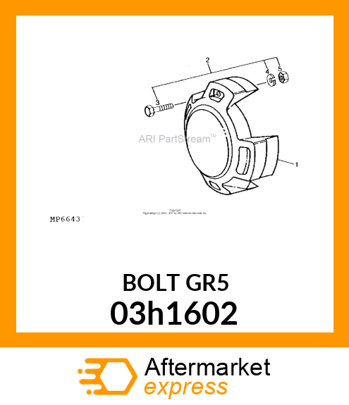 BOLT, ROUND HEAD SQUARE NECK 03h1602