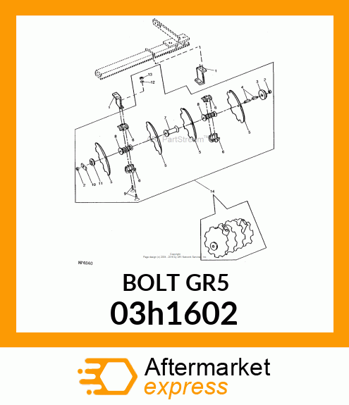 BOLT, ROUND HEAD SQUARE NECK 03h1602