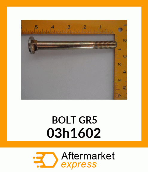 BOLT, ROUND HEAD SQUARE NECK 03h1602